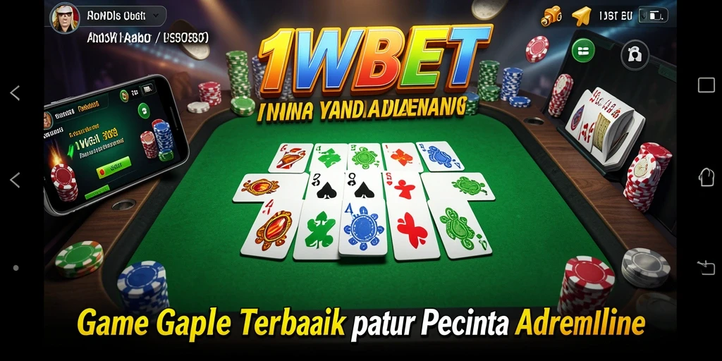 Screenshot menunjukkan permainan Gaple yang seru di 11WBET.