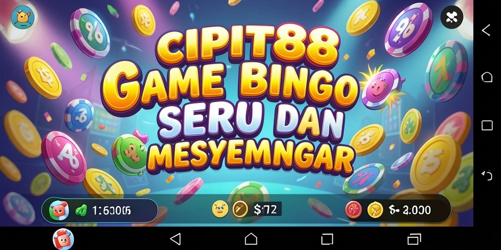Screenshot permainan CIPIT88 menampilkan keseruan bermain Bingo.