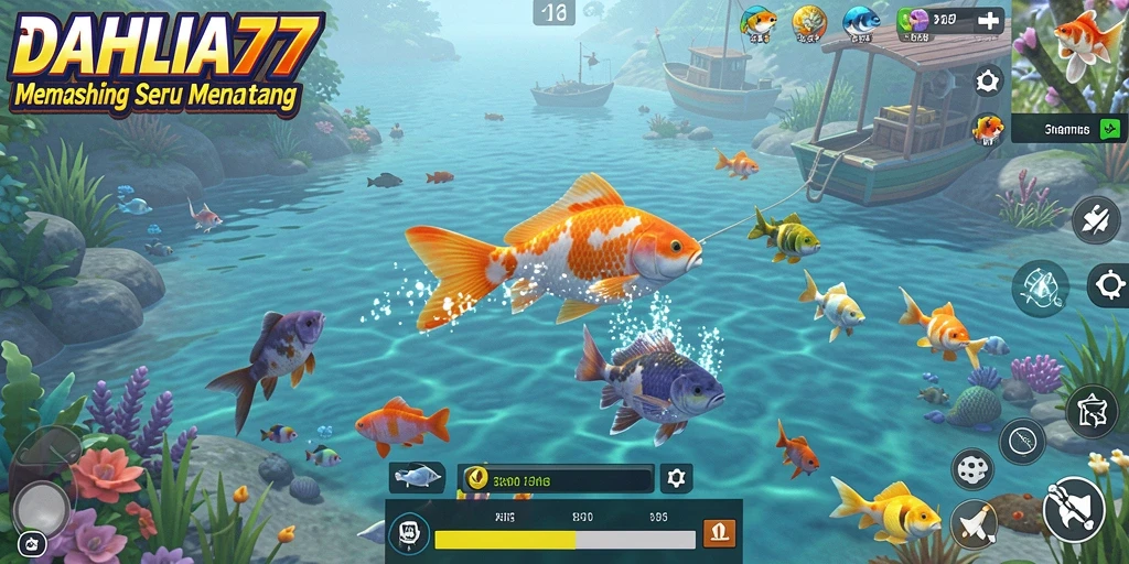 Gameplay menarik DAHLIA77 yang penuh aksi memancing.