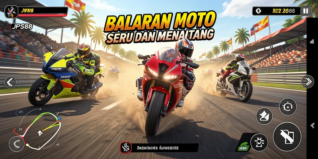 Gameplay seru balapan motor di JPS88 yang penuh tantangan.