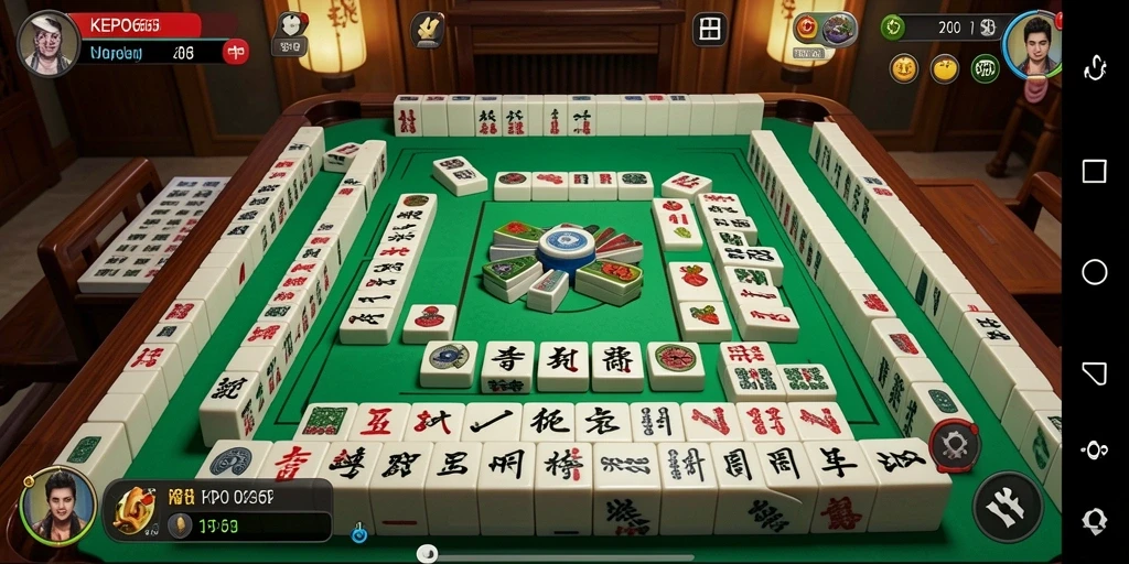 Tampilan gameplay KEPO66 yang menampilkan keseruan permainan Mahjong.