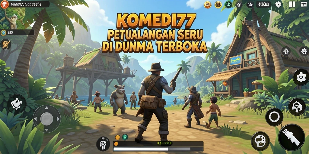 Gameplay yang seru di dunia terbuka KOMEDI77.
