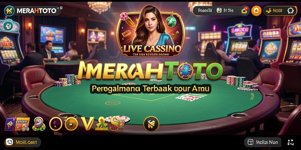 Tampilan gameplay menyenangkan di MERAHTOTO Live Casino.