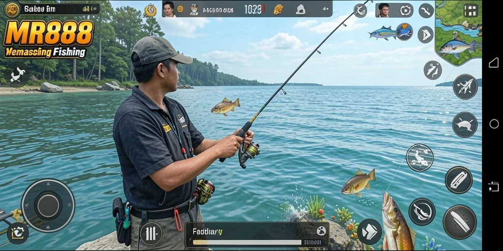 Tangkapan ikan terbaik dalam gameplay MR888 yang menantang.