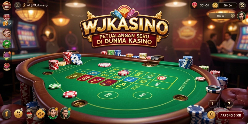 Tampilan gameplay seru di dunia kasino petualangan.